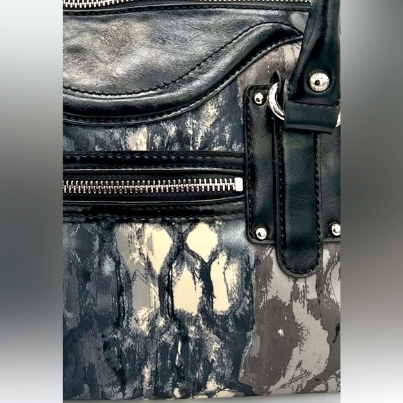 🌺Rare Etienne Aigner Multi Colored Brown & Black Tones Tote Bag | Purse🌸🌺 - Picture 7 of 14